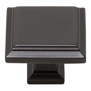 Atlas Homewares [289-MB] Die Cast Zinc Cabinet Knob - Sutton Place Series - Modern Bronze Finish - 1 1/4" Sq.