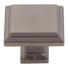 Atlas Homewares [289-SL] Die Cast Zinc Cabinet Knob - Sutton Place Series - Slate Finish - 1 1/4&quot; Sq.