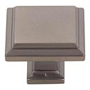 Atlas Homewares [289-SL] Die Cast Zinc Cabinet Knob - Sutton Place Series - Slate Finish - 1 1/4" Sq.