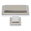 Atlas Homewares [290-PN] Die Cast Zinc Cabinet Knob - Sutton Place Series - Polished Nickel Finish - 1 7/16" L