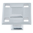 Atlas Homewares [4007-BRN] Die Cast Zinc Cabinet Knob - Modern Craftsman Series - Brushed Nickel Finish - 1 5/16" Sq.