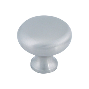 Atlas Homewares [A819-BN] Die Cast Zinc Cabinet Knob - Round & Bin Cup Series - Brushed Nickel Finish - 1 1/4" Dia.