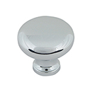 Atlas Homewares [A819-CH] Die Cast Zinc Cabinet Knob - Round & Bin Cup Series - Polished Chrome Finish - 1 1/4" Dia.