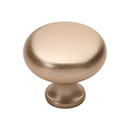 Atlas Homewares [A819-CM] Die Cast Zinc Cabinet Knob - Round & Bin Cup Series - Champagne Finish - 1 1/4" Dia.