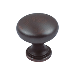 Atlas Homewares [A819-VB] Die Cast Zinc Cabinet Knob - Round &amp; Bin Cup Series - Venetian Bronze Finish - 1 1/4&quot; Dia.