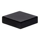 Atlas Homewares [A833-BL] Die Cast Zinc Cabinet Knob - Thin-Square Series - Matte Black Finish - 1 1/4" L