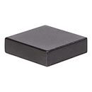 Atlas Homewares [A833-MB] Die Cast Zinc Cabinet Knob - Thin-Square Series - Modern Bronze Finish - 1 1/4" L