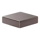 Atlas Homewares [A833-SL] Die Cast Zinc Cabinet Knob - Thin-Square Series - Slate Finish - 1 1/4&quot; L