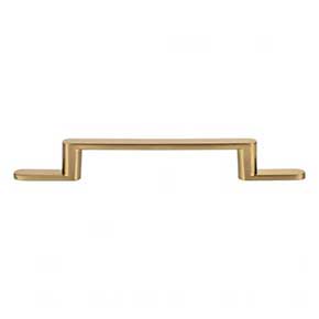 Atlas Homewares [A502-WB] Die Cast Zinc Cabinet Pull Handle - Alaire Series - Oversized - Warm Brass Finish - 5 1/16" C/C - 8 9/16" L