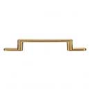 Atlas Homewares [A502-WB] Die Cast Zinc Cabinet Pull Handle - Alaire Series - Oversized - Warm Brass Finish - 5 1/16&quot; C/C - 8 9/16&quot; L