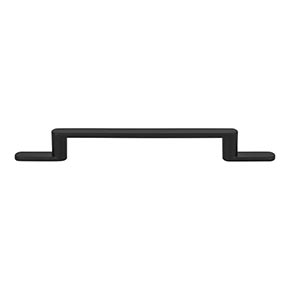 Atlas Homewares [A503-BL] Die Cast Zinc Cabinet Pull Handle - Alaire Series - Oversized - Matte Black Finish - 6 5/16" C/C - 9 13/16" L