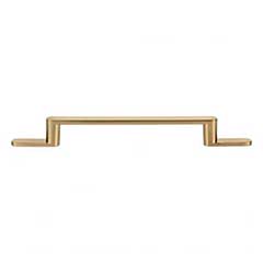 Atlas Homewares [A503-WB] Die Cast Zinc Cabinet Pull Handle - Alaire Series - Oversized - Warm Brass Finish - 6 5/16" C/C - 9 13/16" L