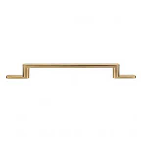 Atlas Homewares [A504-WB] Die Cast Zinc Cabinet Pull Handle - Alaire Series - Oversized - Warm Brass Finish - 7 9/16" C/C - 11 1/16" L