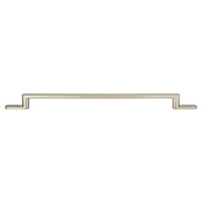 Atlas Homewares [A506-BRN] Die Cast Zinc Cabinet Pull Handle - Alaire Series - Oversized - Brushed Nickel Finish - 12" C/C - 15 1/2" L