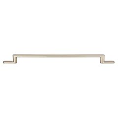 Atlas Homewares [A506-BRN] Die Cast Zinc Cabinet Pull Handle - Alaire Series - Oversized - Brushed Nickel Finish - 12&quot; C/C - 15 1/2&quot; L
