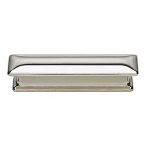 Atlas Homewares [323-PN] Die Cast Zinc Cabinet Pull Handle - Alcott Series - Standard Size - Polished Nickel Finish - 3" C/C - 4" L