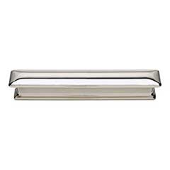 Atlas Homewares [349-PN] Die Cast Zinc Cabinet Pull Handle - Alcott Series - Oversized - Polished Nickel Finish - 5 1/16" C/C - 6 1/2" L