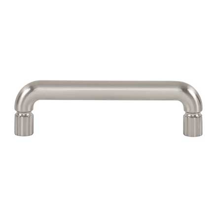 Atlas Homewares [A6042-BRN] Die Cast Zinc Cabinet Pull Handle - Amplify Series - Standard Size - Brushed Nickel Finish - 3 3/4" C/C - 4 1/4" L