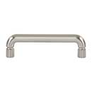 Atlas Homewares [A6042-BRN] Die Cast Zinc Cabinet Pull Handle - Amplify Series - Standard Size - Brushed Nickel Finish - 3 3/4" C/C - 4 1/4" L