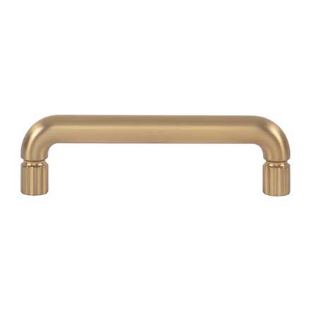 Atlas Homewares [A6042-WB] Die Cast Zinc Cabinet Pull Handle - Amplify Series - Standard Size - Warm Brass Finish - 3 3/4" C/C - 4 1/4" L
