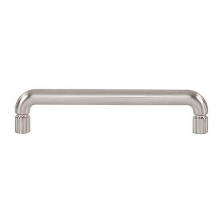 Atlas Homewares [A6043-BRN] Die Cast Zinc Cabinet Pull Handle - Amplify Series - Oversized - Brushed Nickel Finish - 5 1/16" C/C - 5 1/2" L