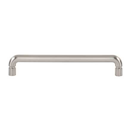 Atlas Homewares [A6044-BRN] Die Cast Zinc Cabinet Pull Handle - Amplify Series - Oversized - Brushed Nickel Finish - 6 5/16" C/C - 6 3/4" L