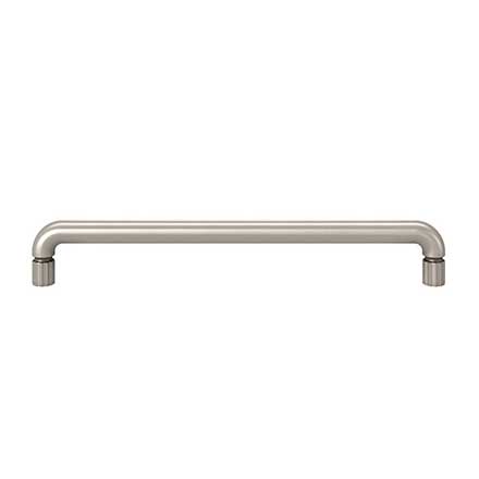 Atlas Homewares [A6045-BRN] Die Cast Zinc Cabinet Pull Handle - Amplify Series - Oversized - Brushed Nickel Finish - 7 9/16" C/C - 8" L