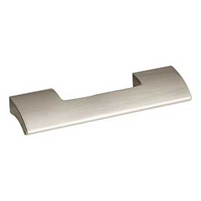 Atlas Homewares [A630-BRN] Aluminum Cabinet Pull Handle - Atwood Series - Standard Size - Brushed Nickel Finish - 3 3/4" C/C - 5 1/16" L