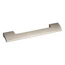 Atlas Homewares [A632-BRN] Aluminum Cabinet Pull Handle - Atwood Series - Oversized - Brushed Nickel Finish - 6 5/16" C/C -  7 5/8" L