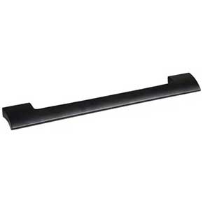 Atlas Homewares [A634-BL] Aluminum Cabinet Pull Handle - Atwood Series - Oversized - Matte Black Finish - 8 13/16" C/C - 10 1/8" L