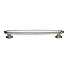 Atlas Homewares [318-BRN] Die Cast Zinc Cabinet Pull Handle - Austen Series - Oversized - Brushed Nickel Finish - 6 5/16&quot; C/C - 7 1/2&quot; L