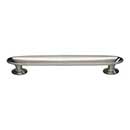 Atlas Homewares [347-BRN] Die Cast Zinc Cabinet Pull Handle - Austen Series - Oversized - Brushed Nickel Finish - 5 1/16&quot; C/C - 6 3/8&quot; L