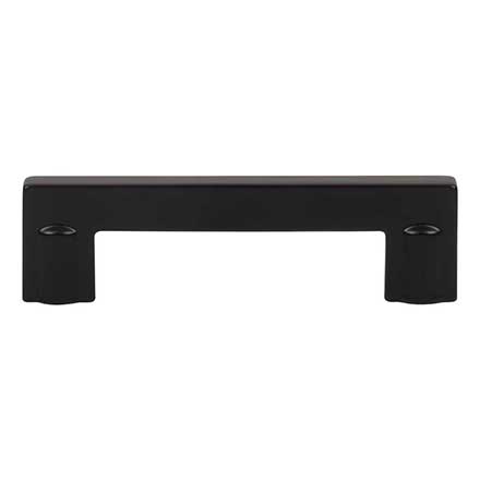 Atlas Homewares [A6061-BL] Die Cast Zinc Cabinet Pull Handle - Ballina Series - Standard Size - Matte Black Finish - 3 3/4" C/C - 4 1/2" L