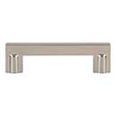 Atlas Homewares [A6061-BRN] Die Cast Zinc Cabinet Pull Handle - Ballina Series - Standard Size - Brushed Nickel Finish - 3 3/4" C/C - 4 1/2" L