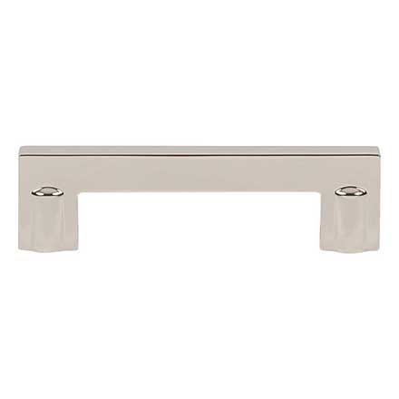 Atlas Homewares [A6061-PN] Die Cast Zinc Cabinet Pull Handle - Ballina Series - Standard Size - Polished Nickel Finish - 3 3/4" C/C - 4 1/2" L