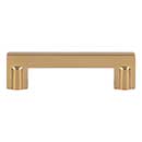 Atlas Homewares [A6061-WB] Die Cast Zinc Cabinet Pull Handle - Ballina Series - Standard Size - Warm Brass Finish - 3 3/4" C/C - 4 1/2" L