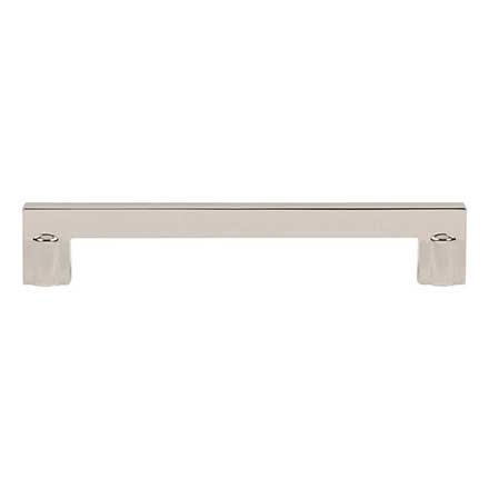 Atlas Homewares [A6063-PN] Die Cast Zinc Cabinet Pull Handle - Ballina Series - Oversized - Polished Nickel Finish - 6 5/16" C/C - 7 1/16" L