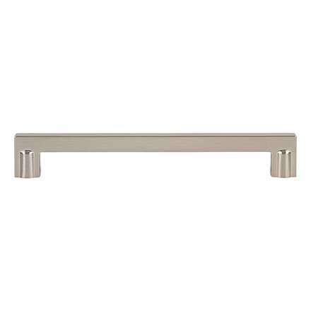 Atlas Homewares [A6064-BRN] Die Cast Zinc Cabinet Pull Handle - Ballina Series - Oversized - Brushed Nickel Finish - 7 9/16" C/C - 8 5/16" L