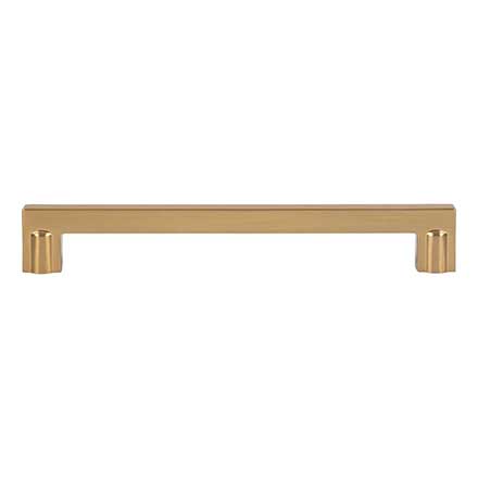 Atlas Homewares [A6064-WB] Die Cast Zinc Cabinet Pull Handle - Ballina Series - Oversized - Warm Brass Finish - 7 9/16" C/C - 8 5/16" L