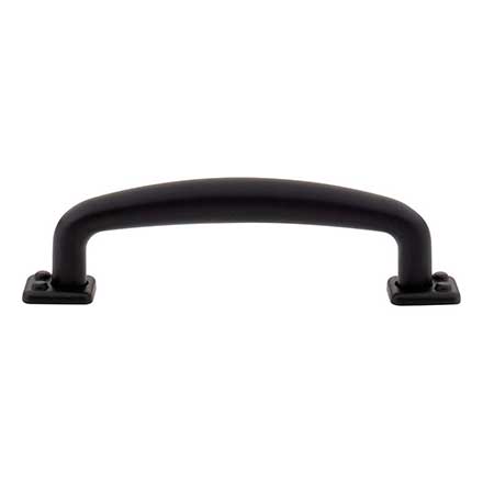 Atlas Homewares [A541-BL] Die Cast Zinc Cabinet Pull Handle - Benning Series - Standard Size - Matte Black Finish - 3 3/4" C/C -  4 3/4" L