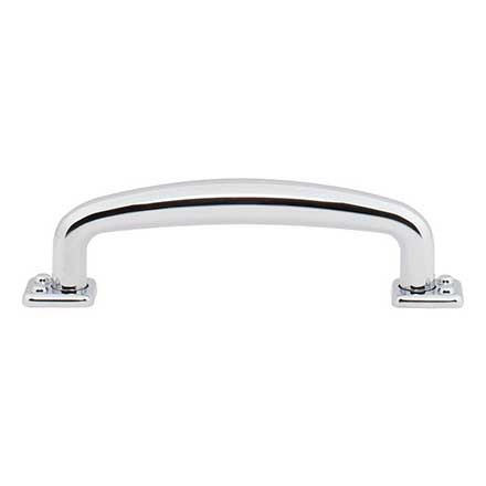 Atlas Homewares [A541-CH] Die Cast Zinc Cabinet Pull Handle - Benning Series - Standard Size - Polished Chrome Finish - 3 3/4&quot; C/C -  4 3/4&quot; L
