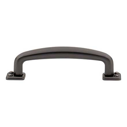 Atlas Homewares [A541-SL] Die Cast Zinc Cabinet Pull Handle - Benning Series - Standard Size - Slate Finish - 3 3/4&quot; C/C -  4 3/4&quot; L