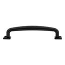 Atlas Homewares [A542-BL] Die Cast Zinc Cabinet Pull Handle - Benning Series - Oversized - Matte Black Finish - 5 1/16&quot; C/C -  6&quot; L