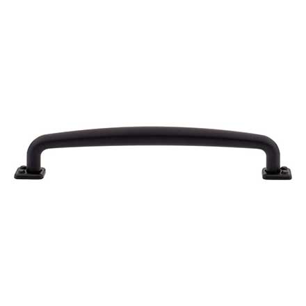 Atlas Homewares [A543-BL] Die Cast Zinc Cabinet Pull Handle - Benning Series - Oversized - Matte Black Finish - 6 5/16" C/C - 7 1/4" L