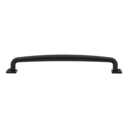 Atlas Homewares [A544-BL] Die Cast Zinc Cabinet Pull Handle - Benning Series - Oversized - Matte Black Finish - 7 9/16&quot; C/C - 8 1/2&quot; L