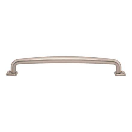 Atlas Homewares [A544-BRN] Die Cast Zinc Cabinet Pull Handle - Benning Series - Oversized - Brushed Nickel Finish - 7 9/16&quot; C/C - 8 1/2&quot; L