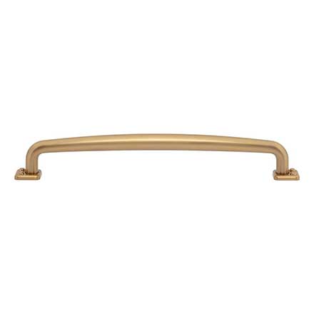 Atlas Homewares [A544-WB] Die Cast Zinc Cabinet Pull Handle - Benning Series - Oversized - Warm Brass Finish - 7 9/16" C/C - 8 1/2" L