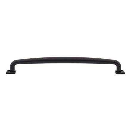 Atlas Homewares [A545-BL] Die Cast Zinc Cabinet Pull Handle - Benning Series - Oversized - Matte Black Finish - 8 13/16&quot; C/C - 9 3/4&quot; L