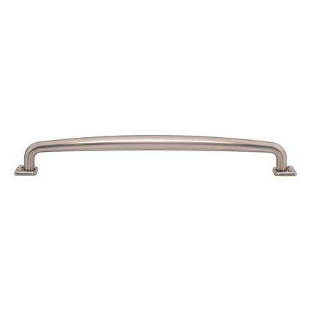 Atlas Homewares [A545-BRN] Die Cast Zinc Cabinet Pull Handle - Benning Series - Oversized - Brushed Nickel Finish - 8 13/16" C/C - 9 3/4" L