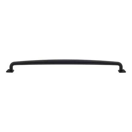 Atlas Homewares [A546-BL] Die Cast Zinc Cabinet Pull Handle - Benning Series - Oversized - Matte Black Finish - 12&quot; C/C - 13&quot; L